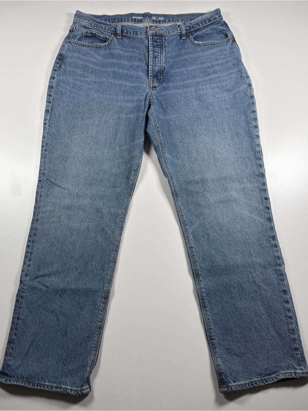 Old Navy Women’s Slouchy Straight High Rise Jeans - Secret Slim Pockets